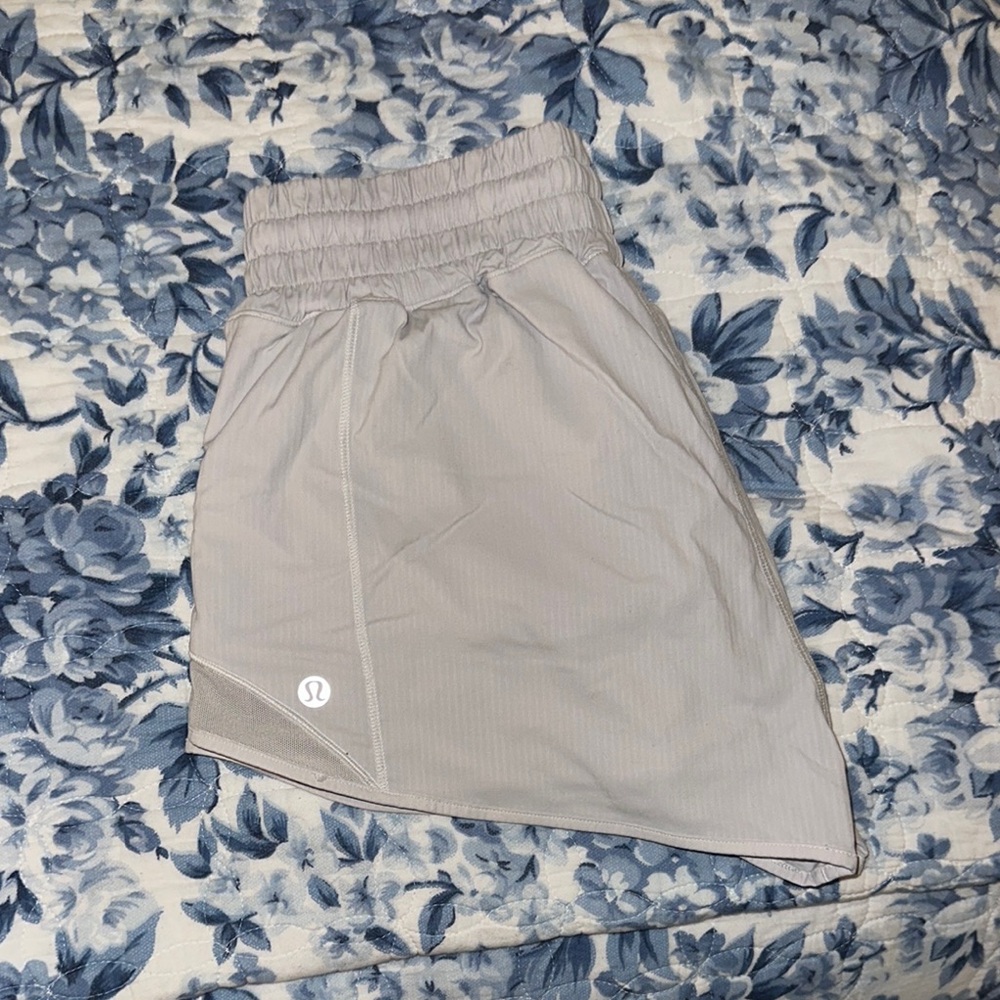 Lululemon White Hotty Hot Shorts